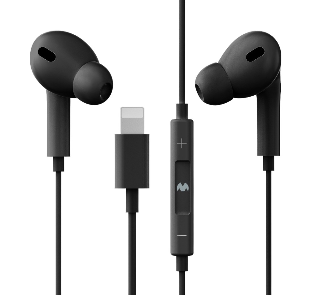 구스페리 스테레오 커널형 유선 이어폰 8핀, 단일상품, 블랙 4,800원