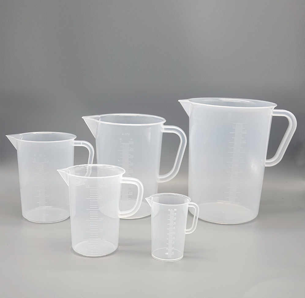 국산 플라스틱 비이커 5종세트 눈금컵 계량컵 비이커 14,000원