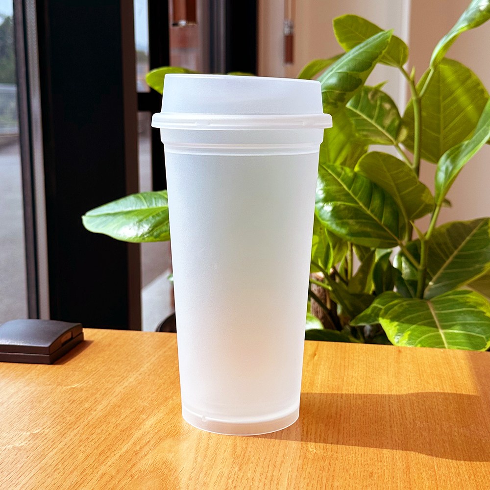 무인쇄 PP 리유저블 텀블러 모음, 1개, 700ml, 반투명 4,500원