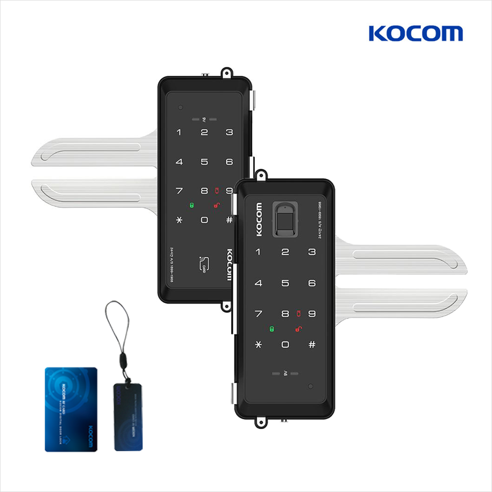 코콤 스마트 도어락 유리문용 KDL-1300SG 1390FG RF카드형 지문인식방식 33,710원