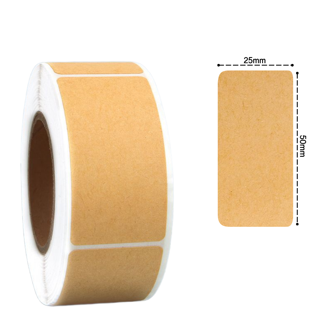 크라프트지 사각 라벨 네임 스티커 6,800원