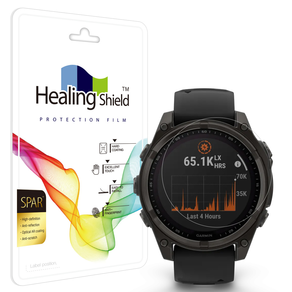 힐링쉴드 가민 피닉스8 솔라 47mm 슈페리어 AR 고화질 액정보호필름 2매 12,420원