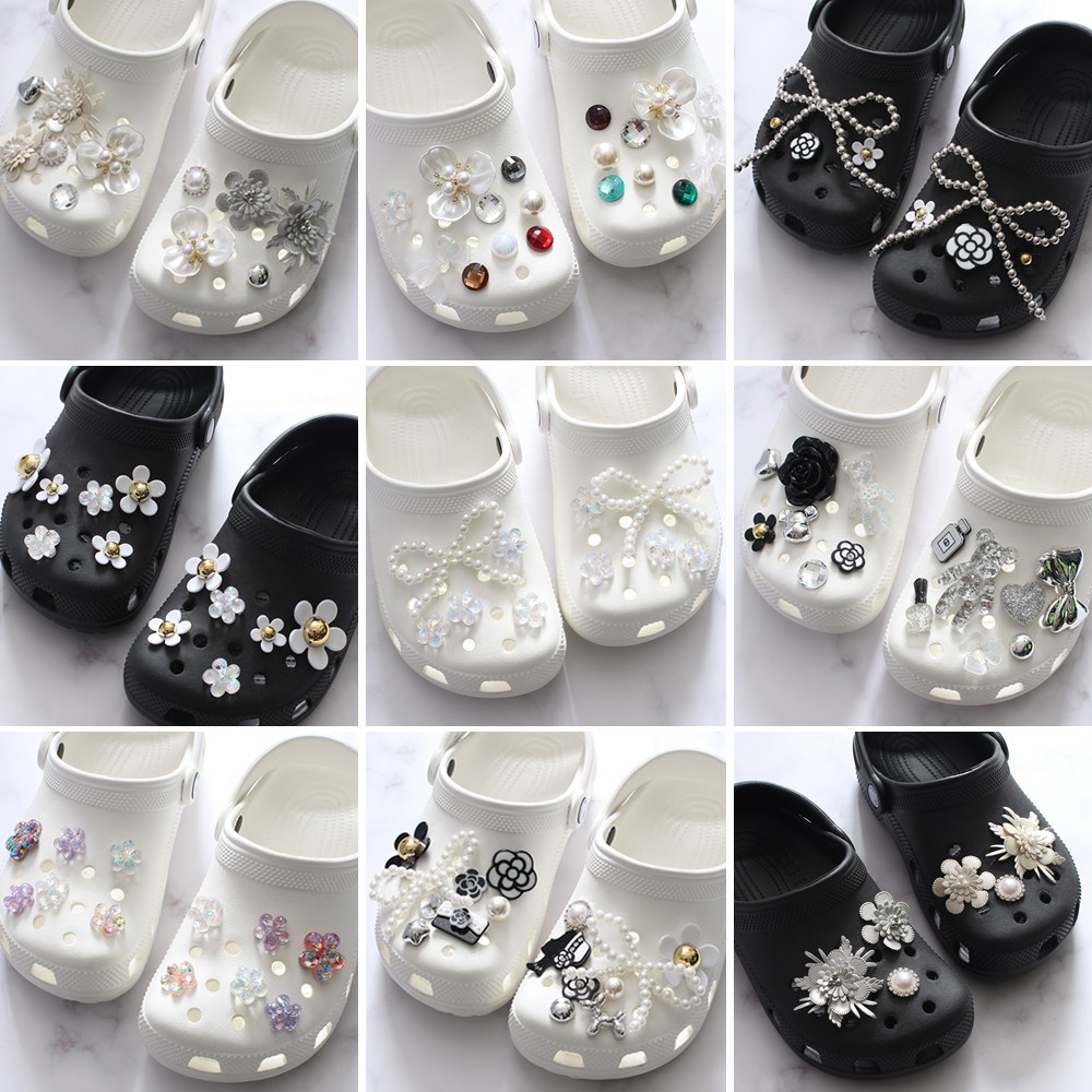 OK신꾸 블링 슈즈 참 인기 파츠세트 200여종 신발장식 슬리퍼 실내화 꾸미기 악세사리 9,900원