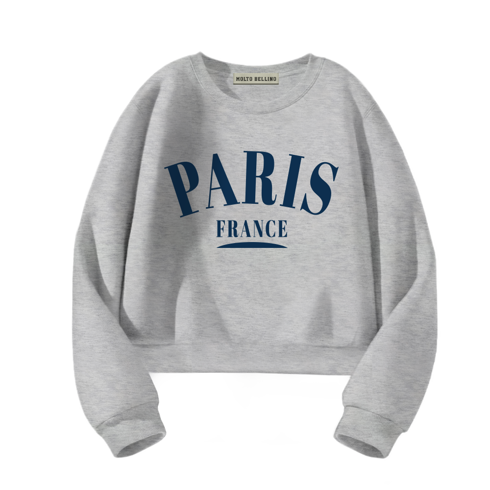 몰토벨리노 SF 파리프랑스 세미오버핏 크롭 맨투맨 22,900원