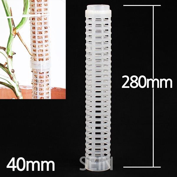 40 60mm 플라스틱 수태봉 연결구(1P) - 넝쿨 식물 지지대 지주대 코코봉 연결 심지 연결구 몬스테라 덩쿨 화분갈이 분갈이 1,700원