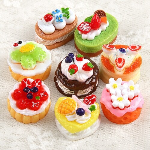 미니어처 디저트 생크림 카스테라 홀 케이크 5개입, 1개 1,100원