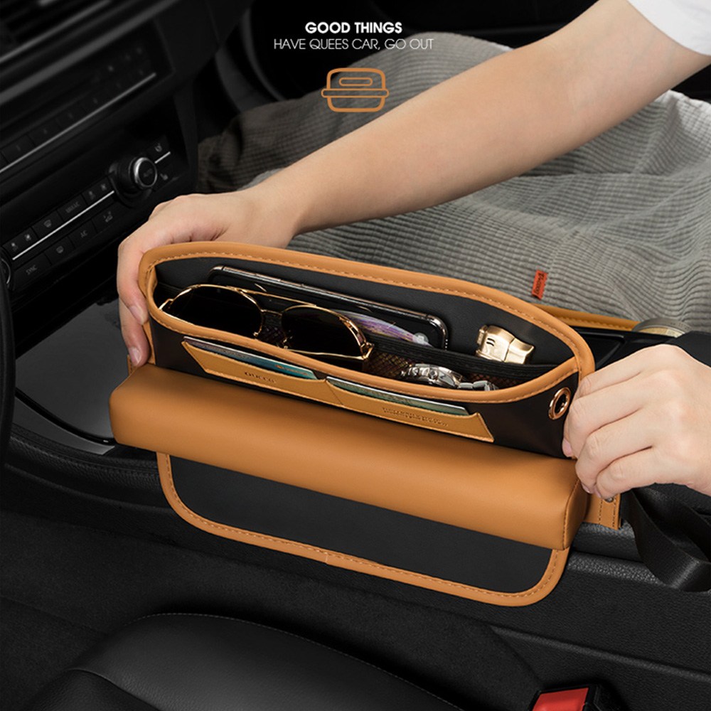 진알버트 차량용 가죽 사이드포켓 틈새 수납함 정리함 9,500원