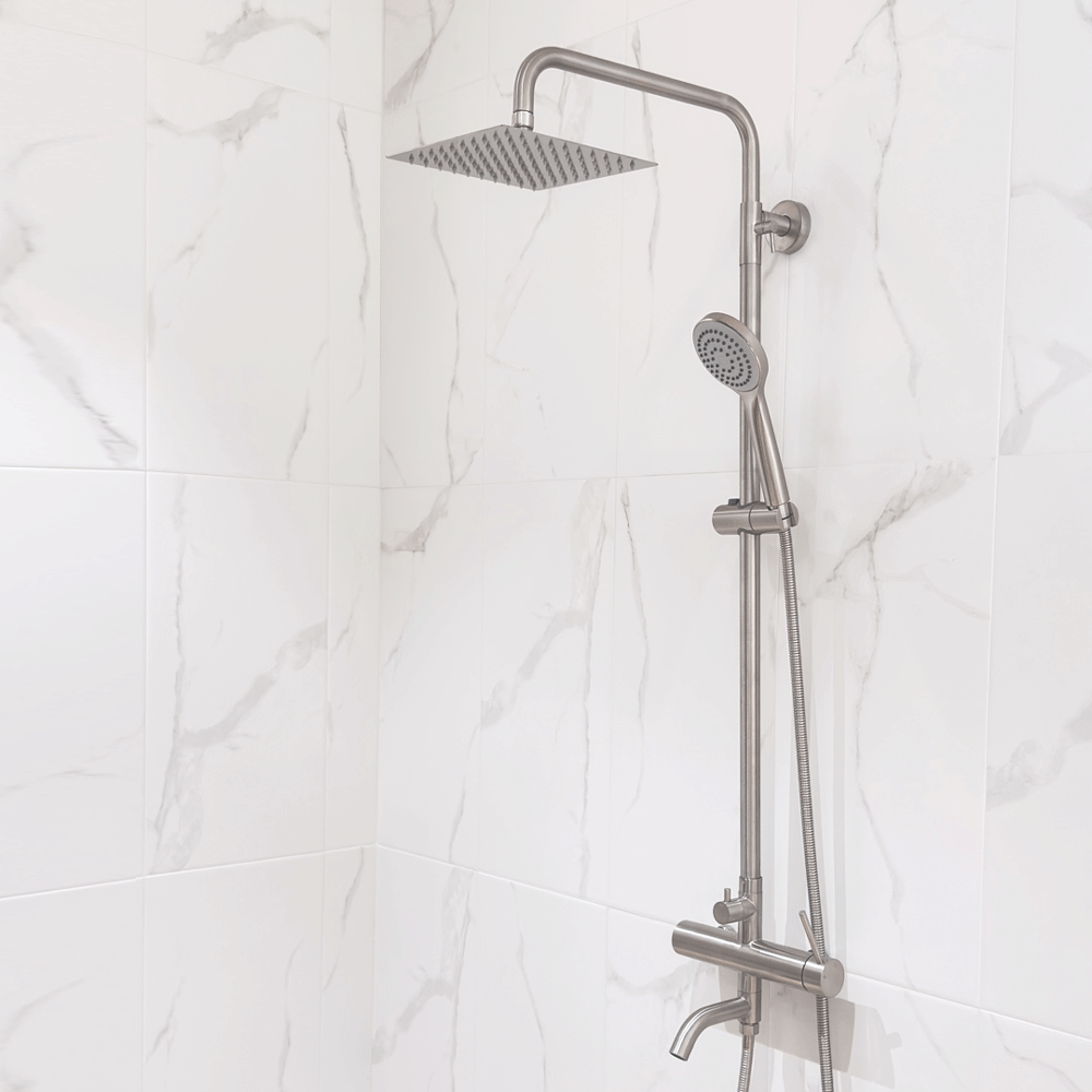 욕실 화장실 해바라기 샤워기 수전 무광스텐 SUS304, 1개 138,000원