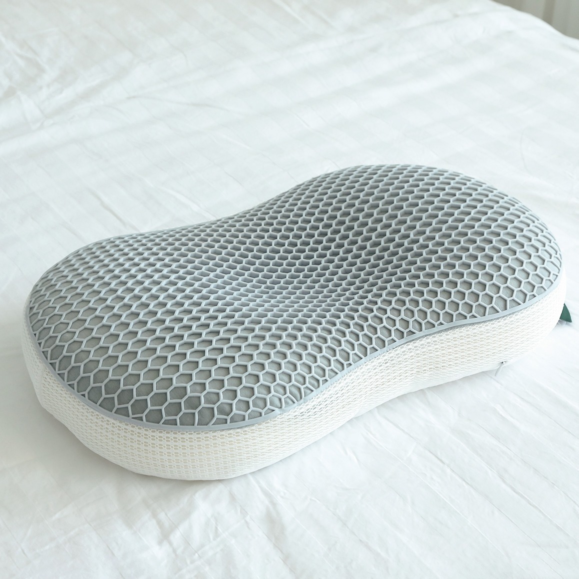 그린모먼트랩 TPE 고밀도 메모리폼 경추 젤리베개 + 베개커버 세트, 그레이, 1개 38,900원