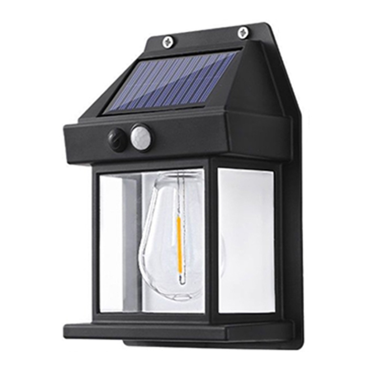 태양광 벽 램프 방수 정원 조명 자동 가로등 정원 조명 태양광 주변 조명, 검정색 14,000원