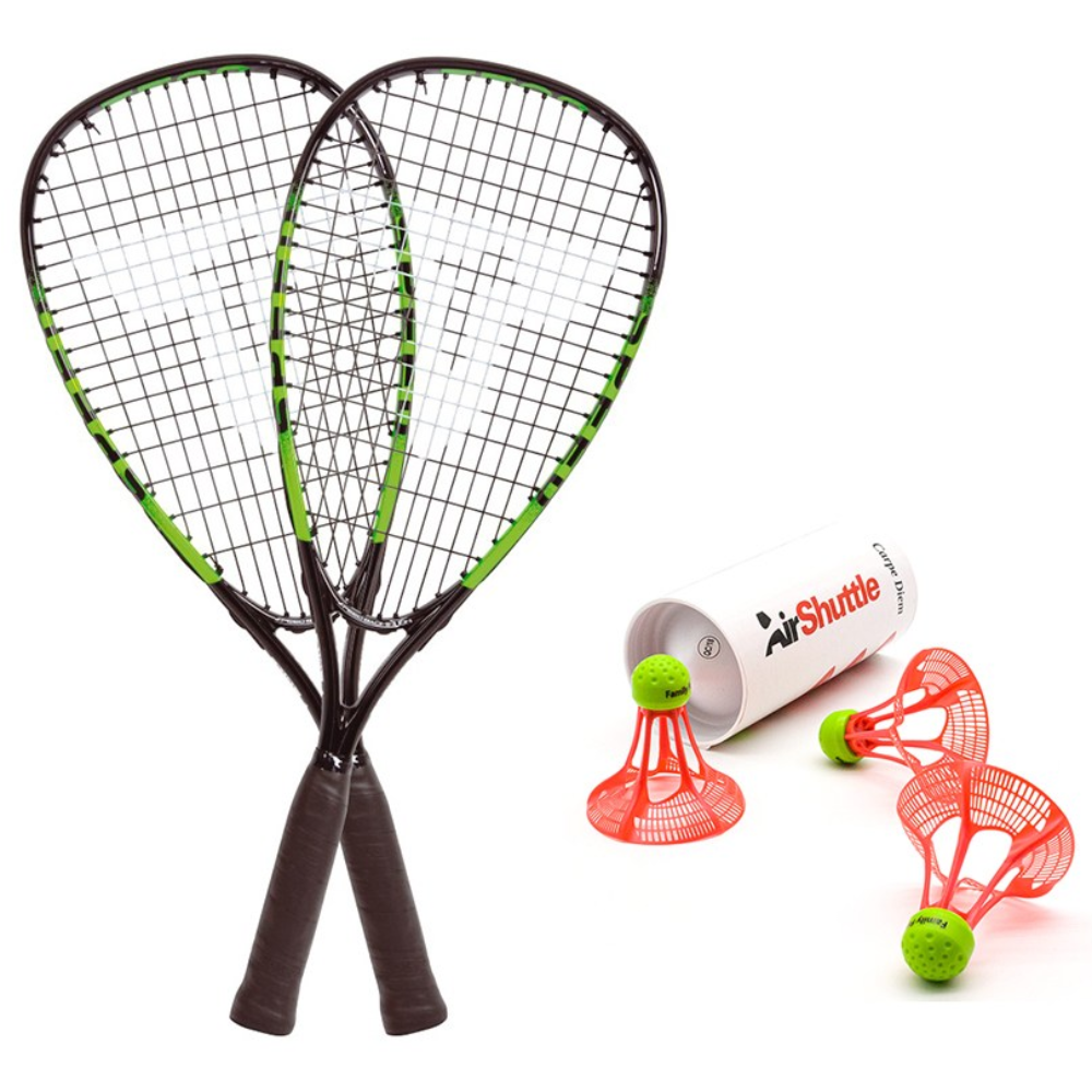 타토 스피드 배드민턴 5500 라켓 2개 + 에어셔틀콕 벌크 세트, 1개 52,200원