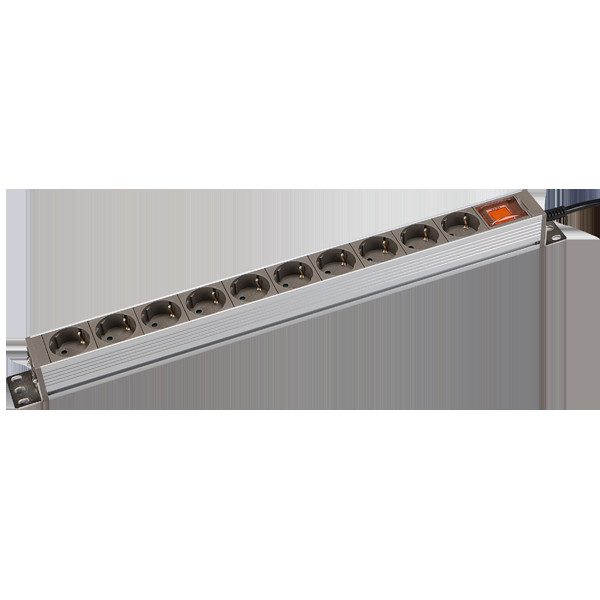 멀티코드 메인 스위치 알루미늄 10구 (3호) 3M 16A KC 63,700원