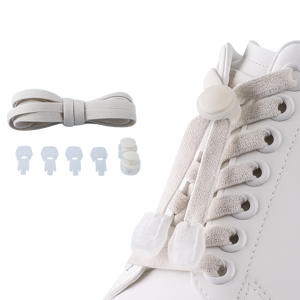 루세타 매듭없는 원터치 신발끈 무매듭 안풀리는 고탄성 운동화끈 7,200원