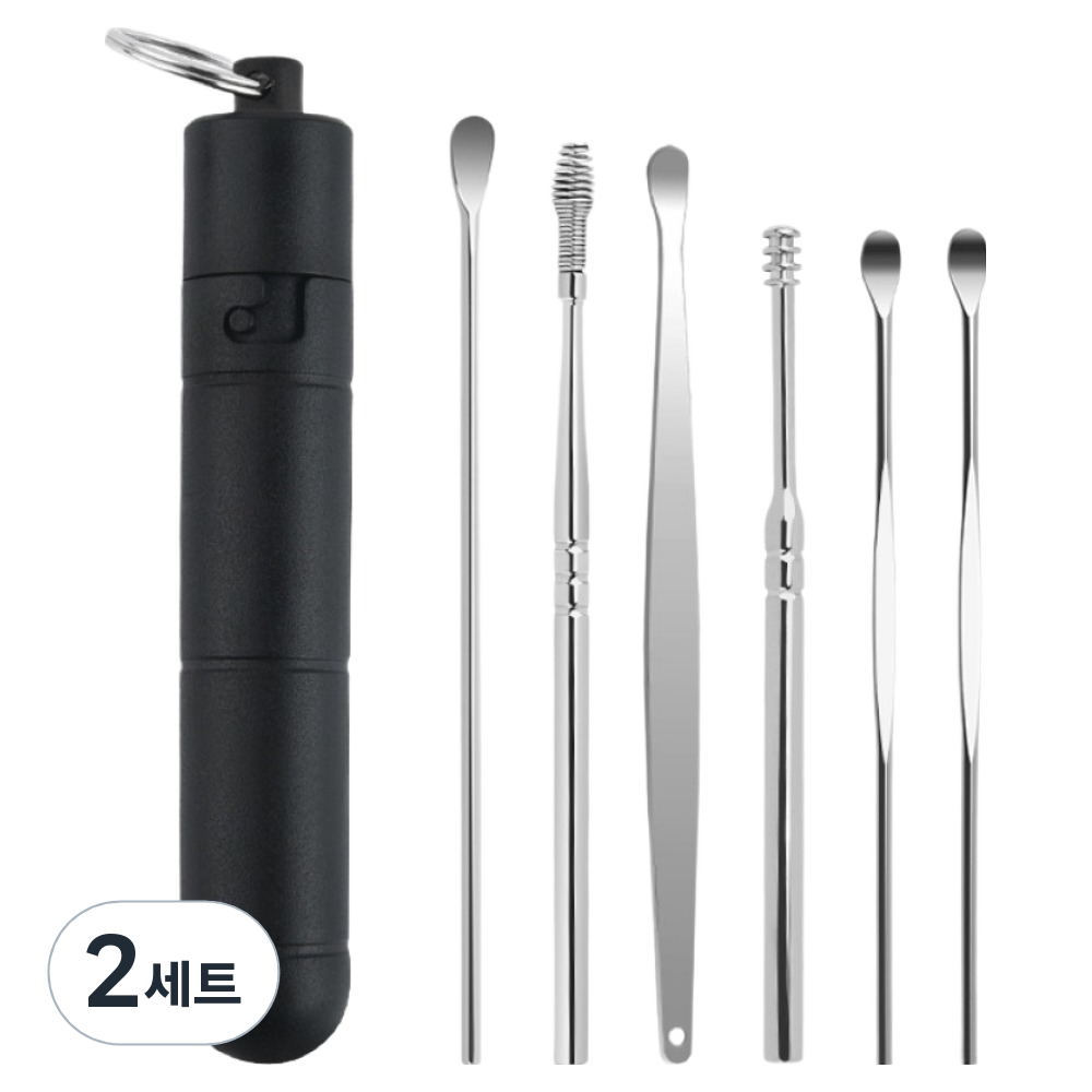 브랜디온 간편한 귀이개 블랙 6종 세트 7,290원