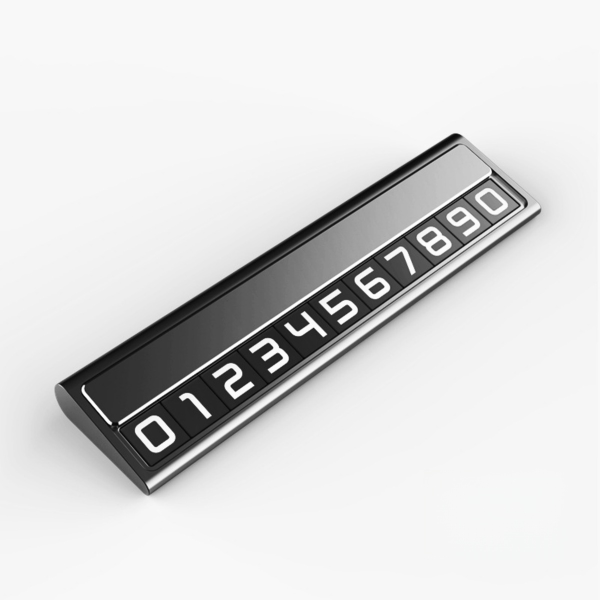 라나즈초이스 고급 듀얼 시크릿 차량 주차 번호판, 1개, 블랙 9,900원