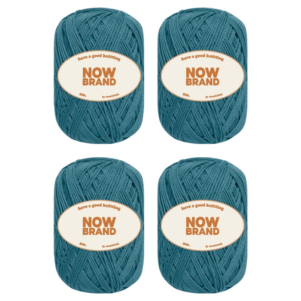 울클럽 NOWBRAND 고급 쫀쫀하고 유니크한 탄탄 큐프라 뜨개실 70g, 724 빈티지딥마린, 4개 29,200원