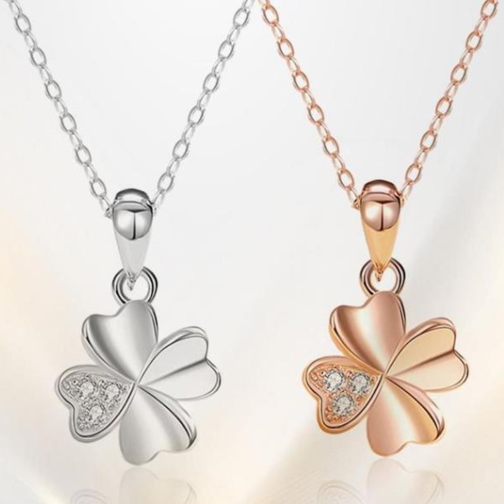 긍정샵 14K 도금 행운 네잎클로버 목걸이 3,900원