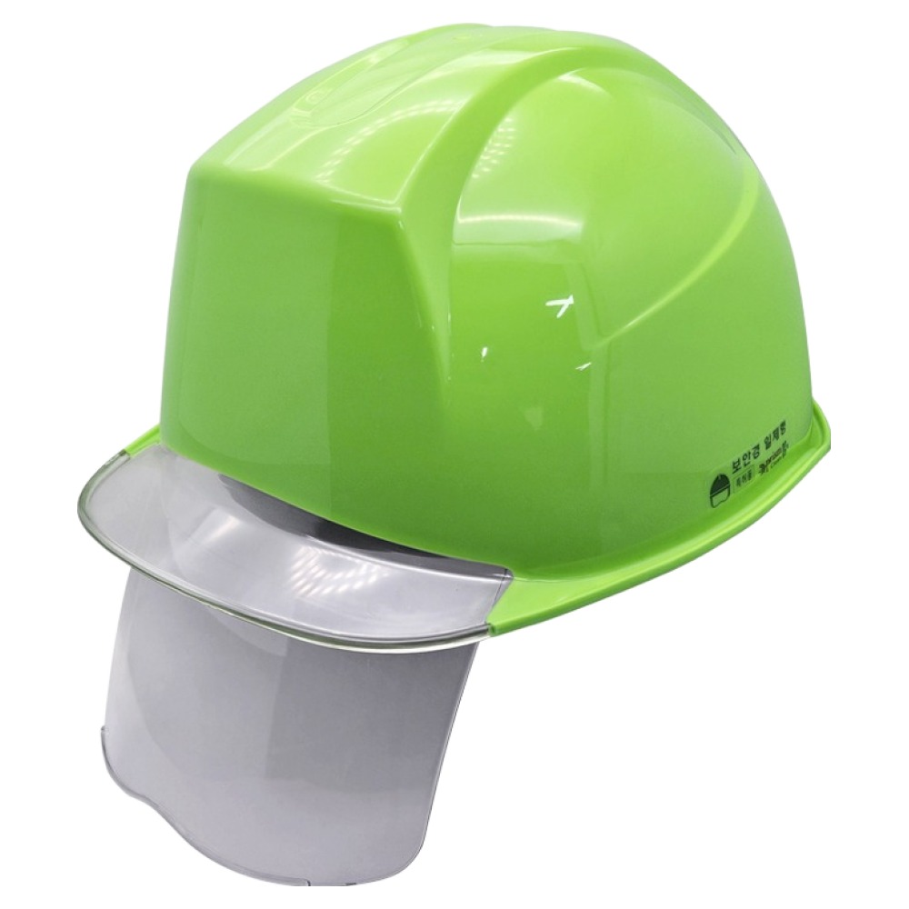 동명 건설현장 공사장 머리보호 안전모 신투구형 투명창 보안경 ABE등급 그린 15,400원