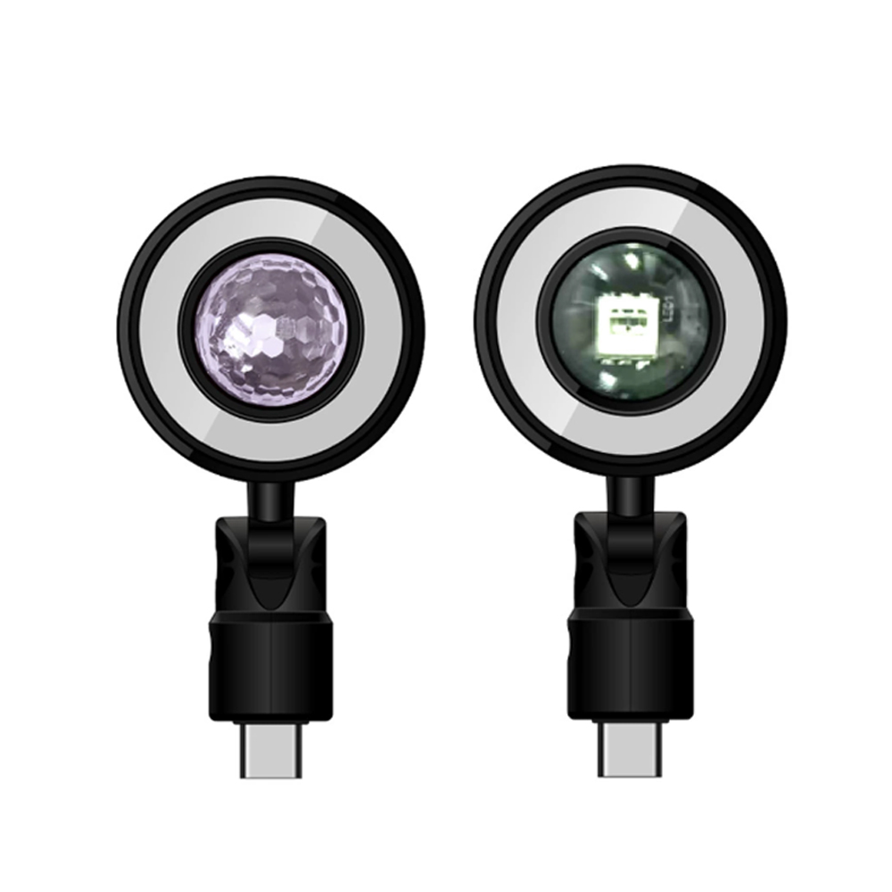 알테쉬 자동차 C타입 미러볼 실내 LED 램프 4,500원