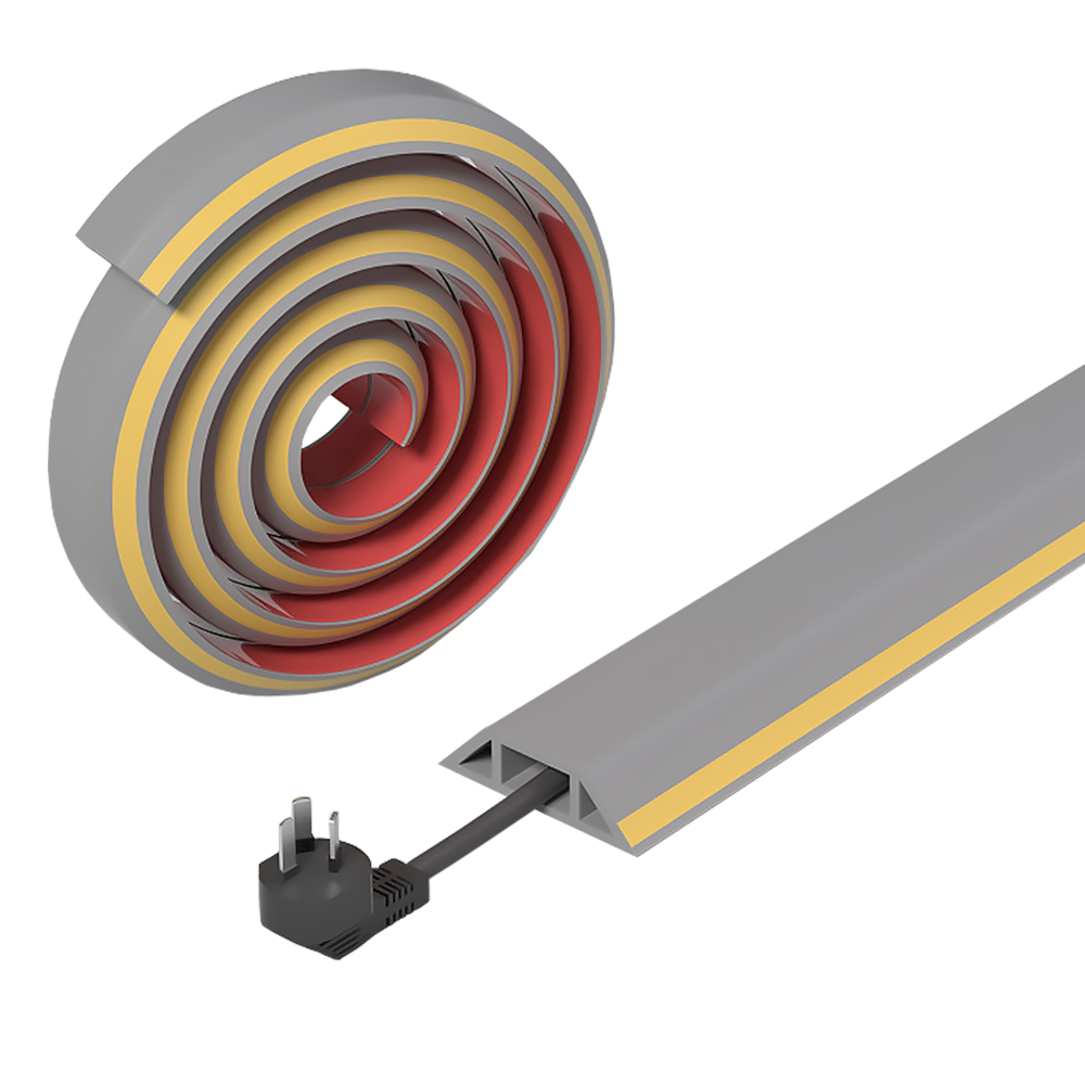 디피하우스 전선보호대 케이블 전선정리 커버 4M, 옐로우그레이, 1개 18,200원