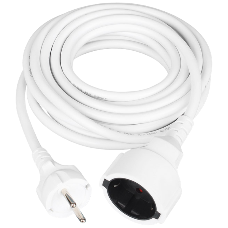 국산 접지 캠핑 1구 코드 연장선 16A 멀티탭, 1개, 화이트, 3m 14,000원