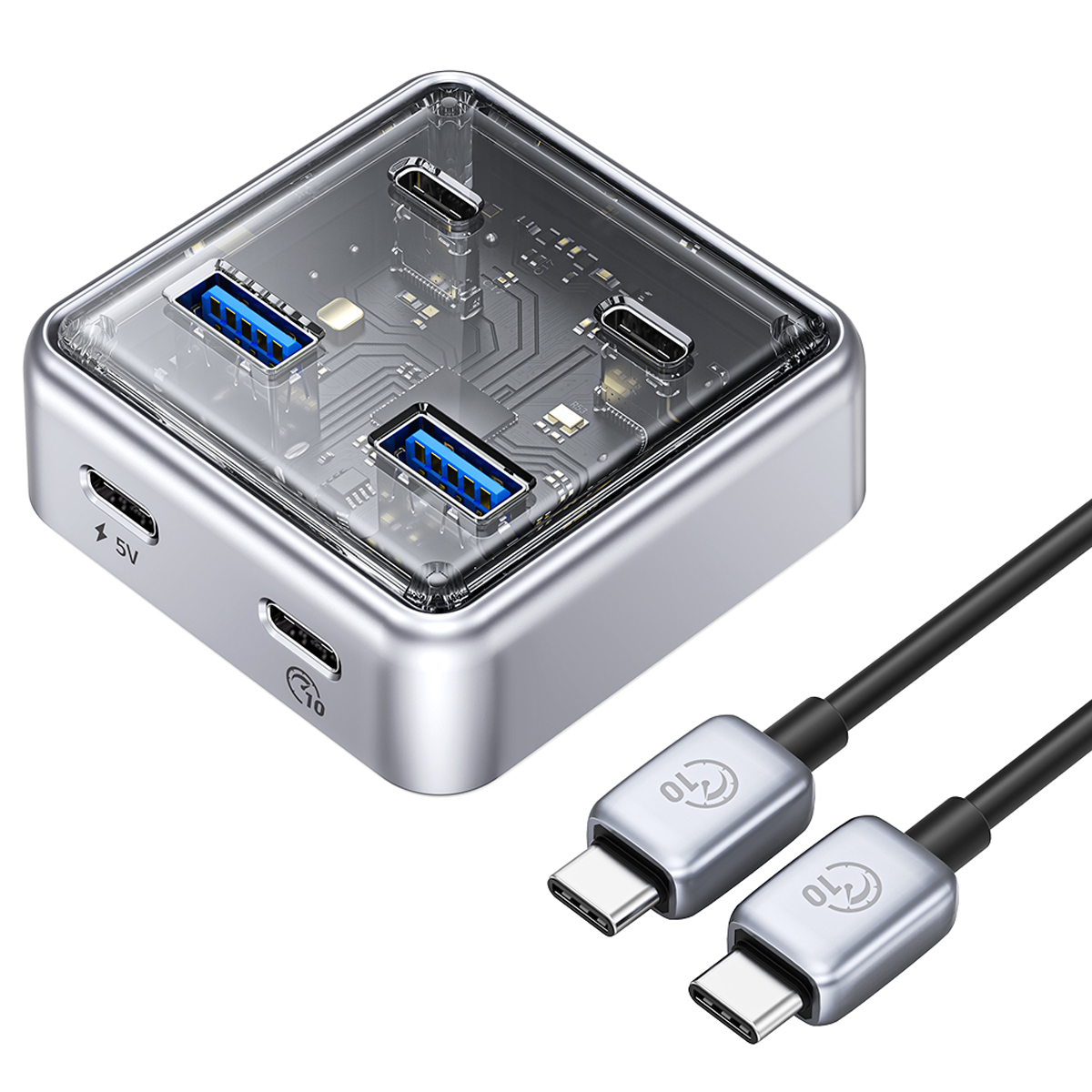 오리코 USB 3.0 Type-C 2포트 무전원 유전원겸용 USB3.2 Gen2 10Gbps 허브 XHJ2U2C-G2-05 1m 32,250원