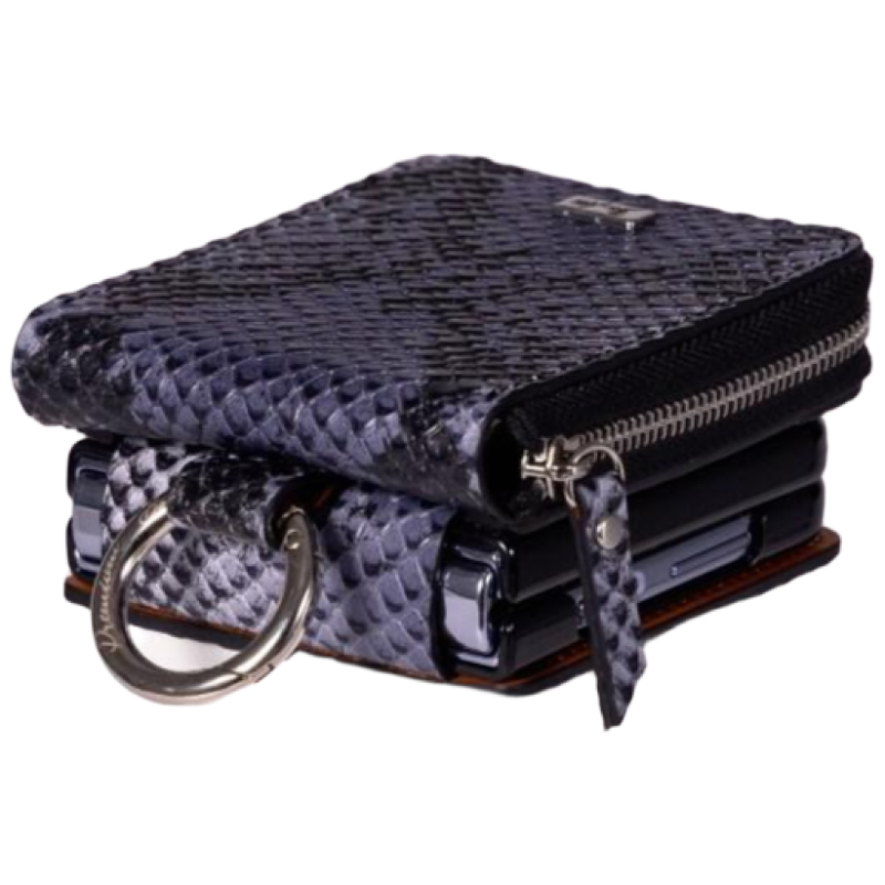 본아띠 DOLCE 천연소가죽 아나콘다 지갑형 지퍼 힌지보호 갤럭시 Z플립7 (F766N) 케이스 59,700원