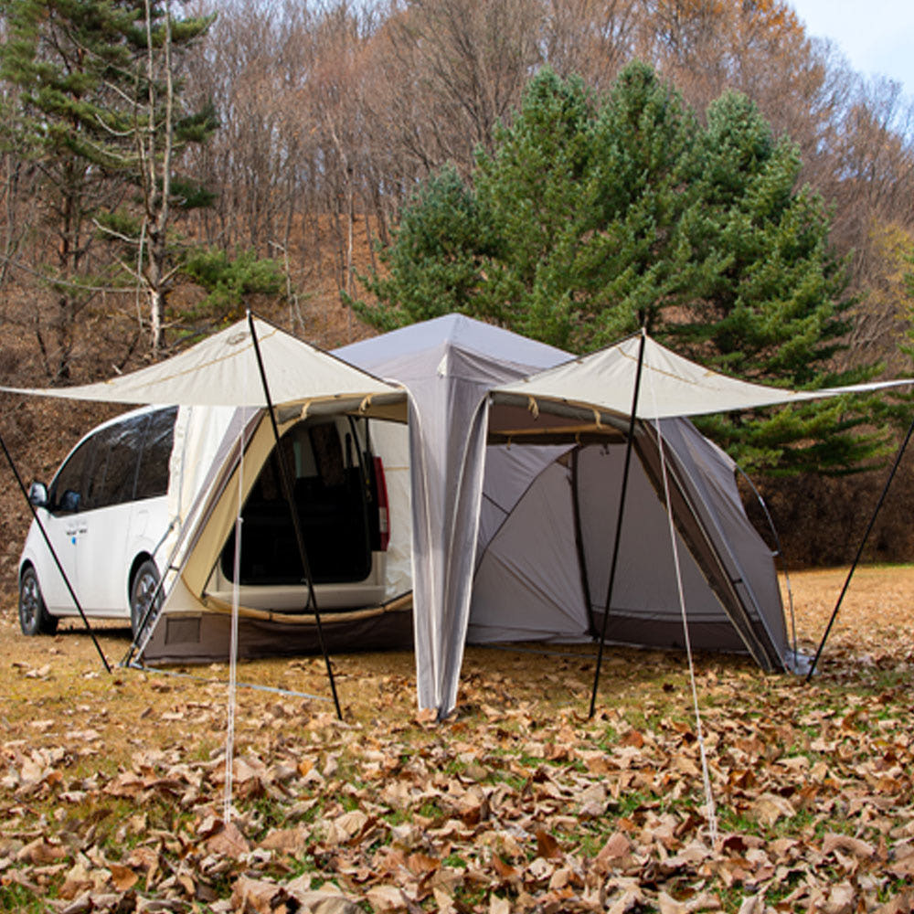 제드 오토듀얼팔레스EX 확장플라이 세트 차박 도킹텐트 투싼~스타리아 도킹 크림 324,500원