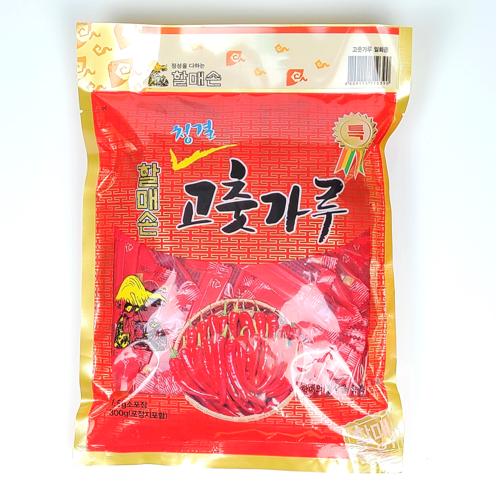 할매손 고춧가루 300g 일회용포장 1.5gx200개 포장배달 캠핑 여행 일회용소포장, 4개, 300g 22,840원
