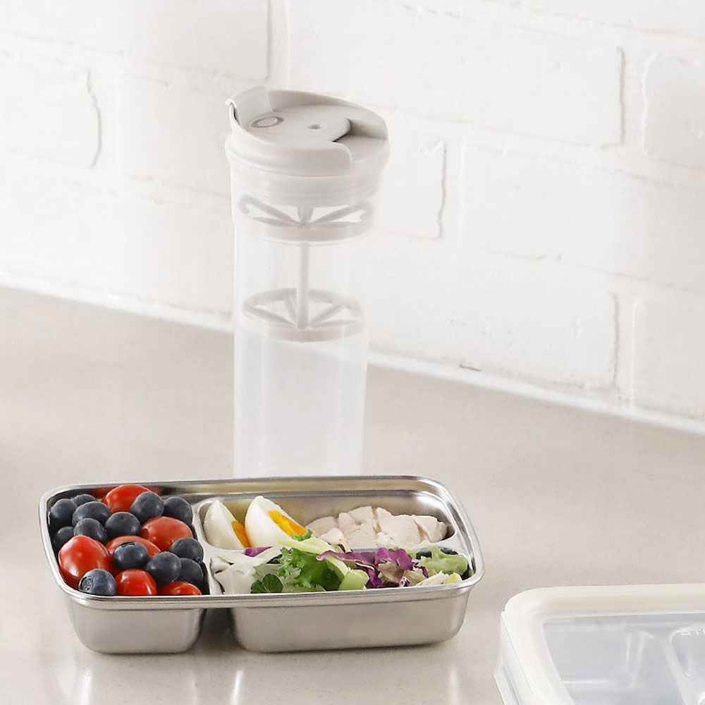 스텐 도시락용기 3분할 식판 쉐이커보틀 세트 21,900원