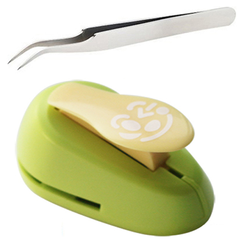 큐트미 스마일 얼굴 김펀치 + 도시락 꾸미기 요리 정밀 핀셋 B034 세트 7,500원