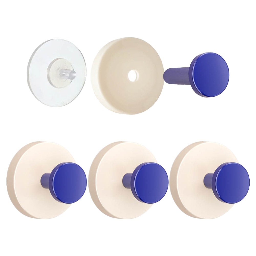 깔끔더하기 초강력 흡착 후크 무타공 큐방, 4개, 블루 7,000원