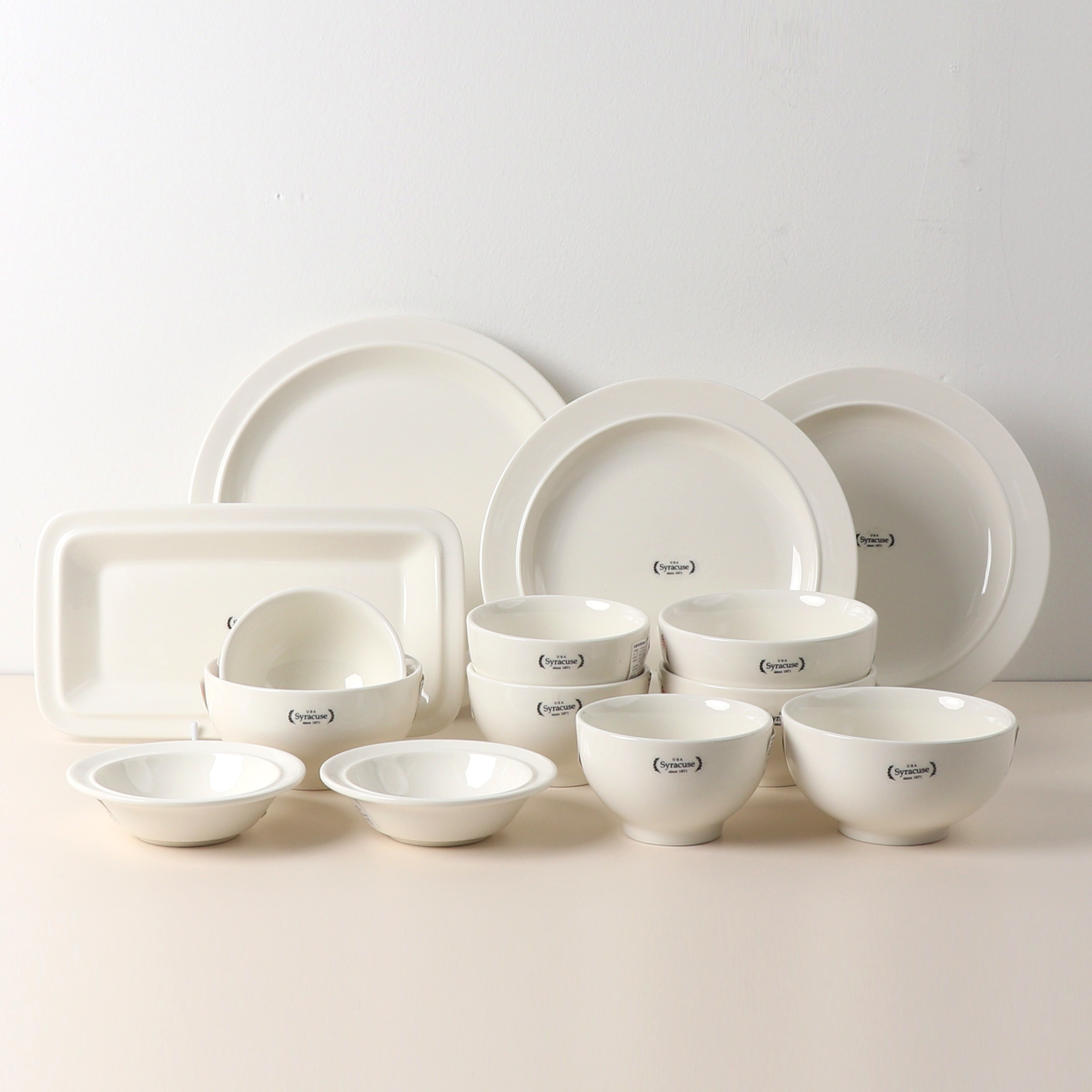 시라쿠스 메이플 4인 그릇세트, 화이트, 1세트, 14p 130,900원