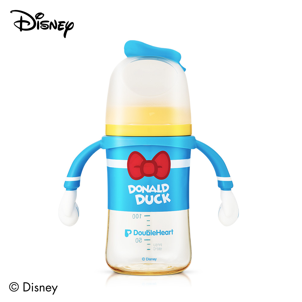 더블하트 모유실감 디즈니 젖병 PPSU 240ml (핸들포함), 1개, 240ml, 도날드덕 39,900원