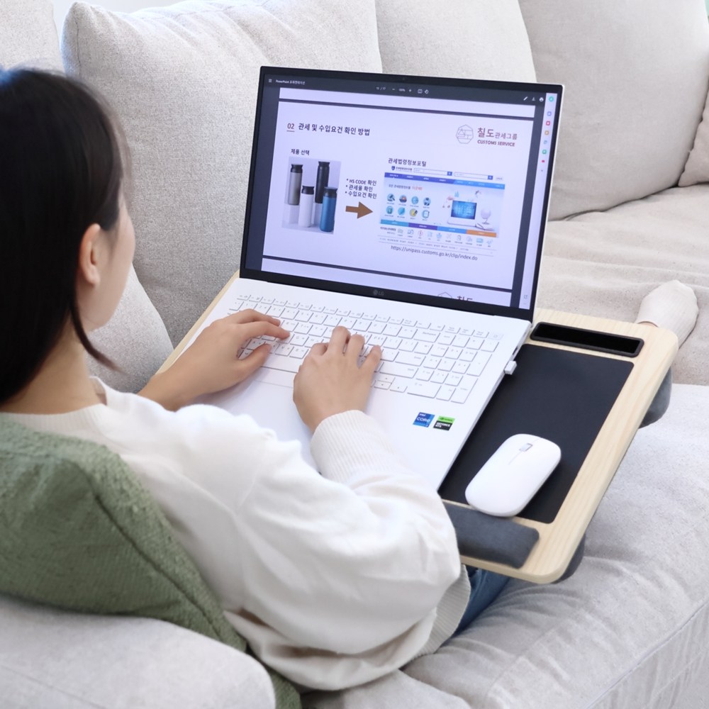 디안랩 침대 노트북 거치대 침대 누워서 노트북 받침대 테이블 무릎책상 29,900원