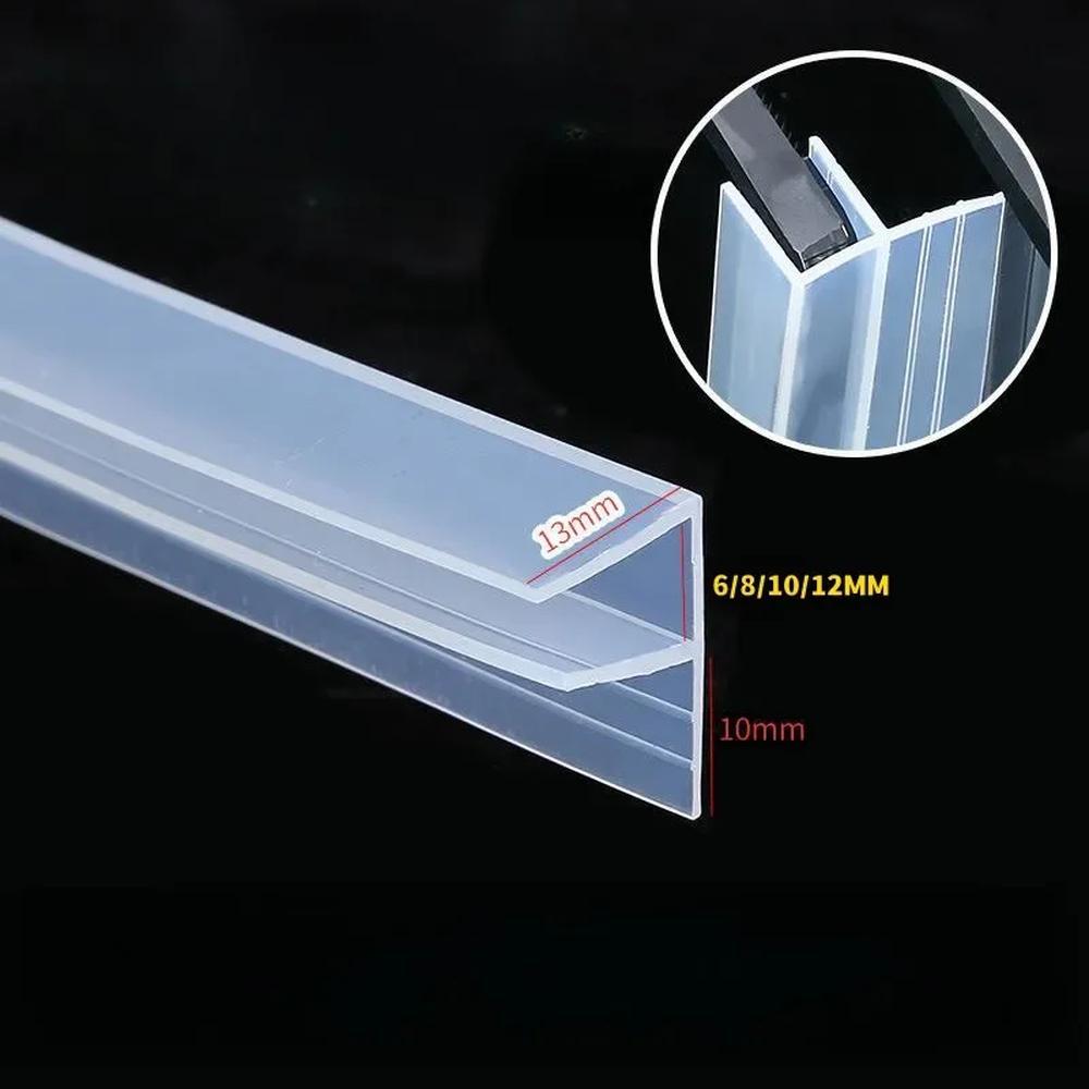 샤워부스 욕실 문 보호대 유리 쫄대 문턱 바닥 프로파일 물막이 실리콘 씰링 스트립 욕조 샤워실 물 고정 스토퍼 창문 발코니 갭 실러 6-12mm 15,100원