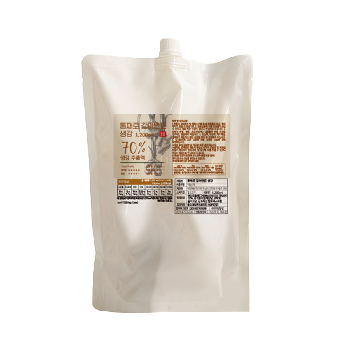 청숨 통째로 갈아만든 생강, 1개, 1개입, 1.2kg 37,000원