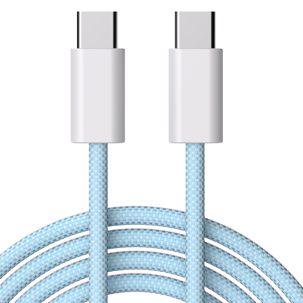 굿밸류 C타입-C타입 컬러 웨이브 PD 60W 고속충전케이블, 블루, 1개, 2m 3,900원