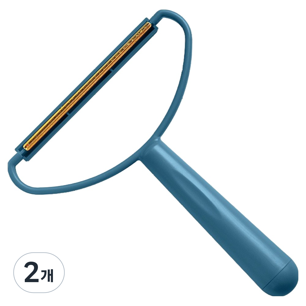 몰투데이 반려동물 양면 의류 먼지 제거기 털 제거 브러쉬, 블루, 2개 11,400원