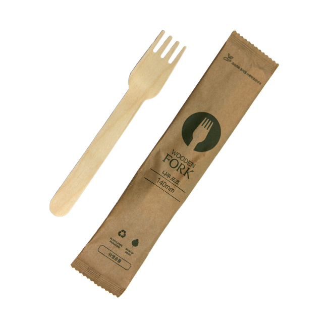 원바이 크라프트 우드포크 개별포장 140mm 2000개, 20개, 100개입 92,800원