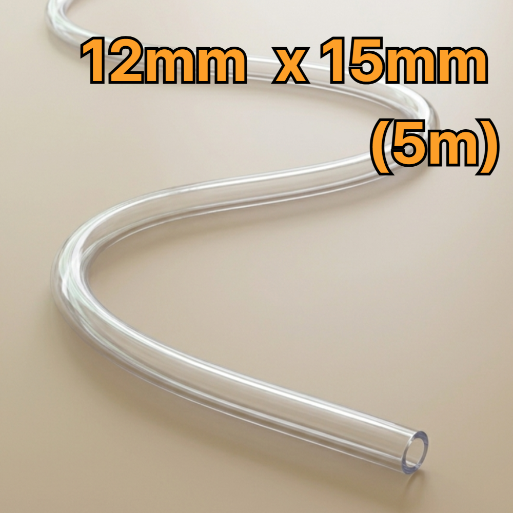 국산 PVC 수평 투명 호스 제습기 창문형 에어컨 파세코 배수 12mm X 15mm (5m), 1개 9,900원