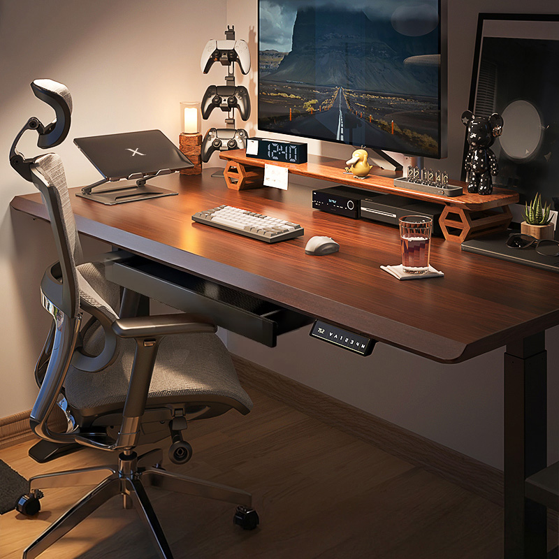 [30일 무료 체험]Xpanse 높이 조절 스탠딩 데스크는 넓은 일체형 데스크탑 게이밍 데스크로, 다양한 공간에 적합합니다, 호두 199,000원