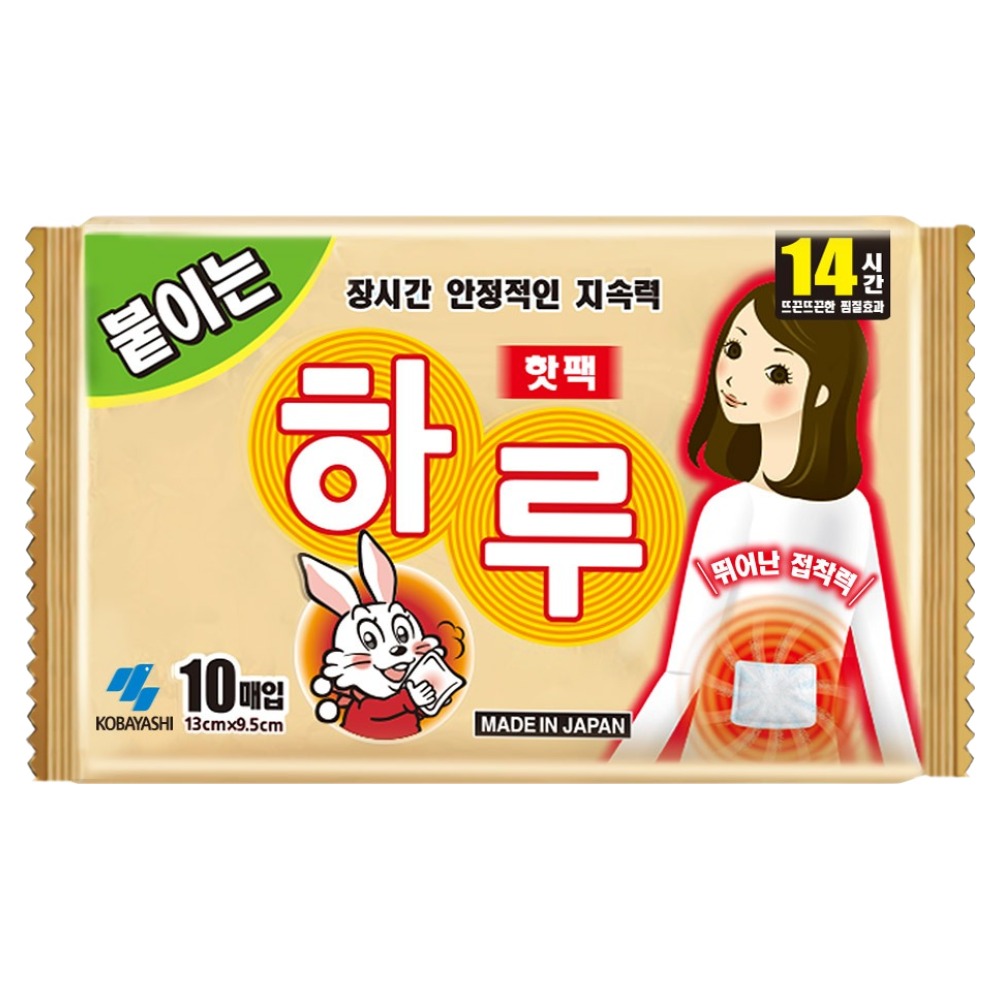 고바야시 부착형 하루 핫팩 10p, 1세트 7,900원