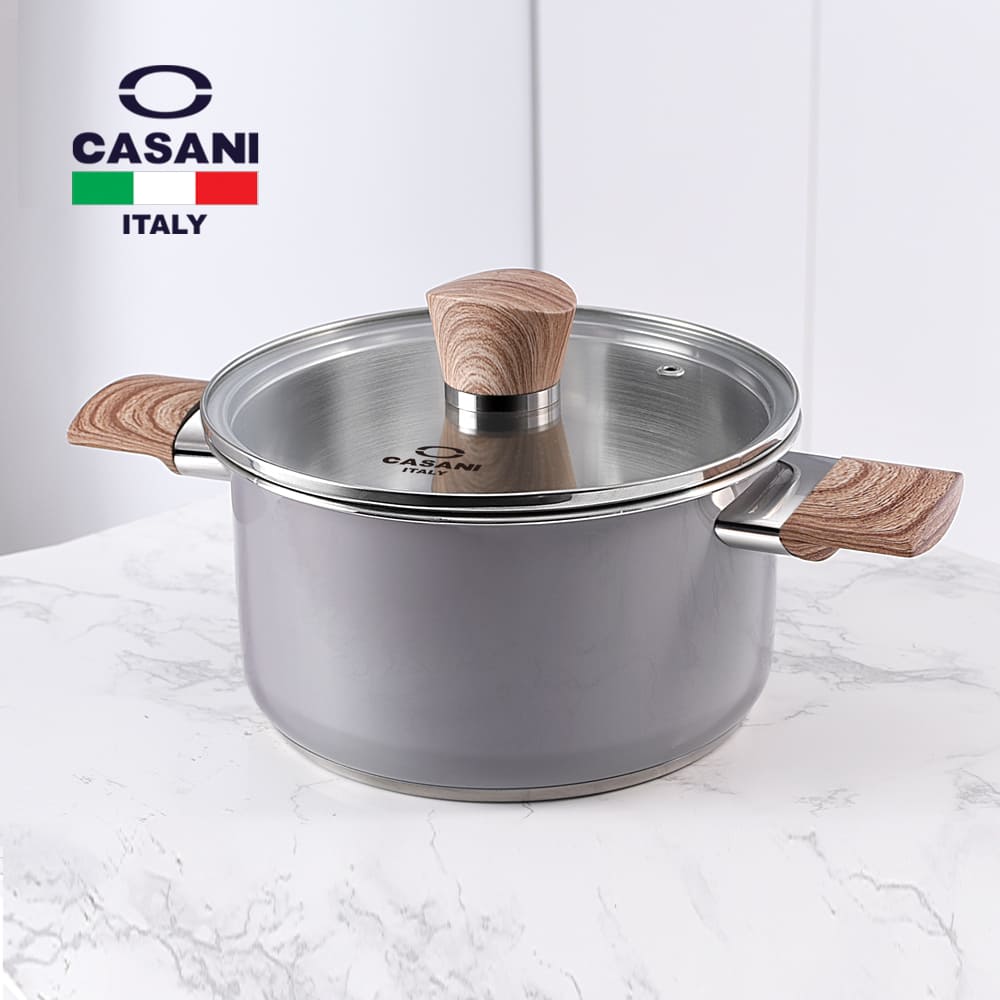 까사니 인덕션겸용 셀바 IH 세라믹코팅 스텐 냄비 20CM양수스테인레스, 단품, 1개 25,400원