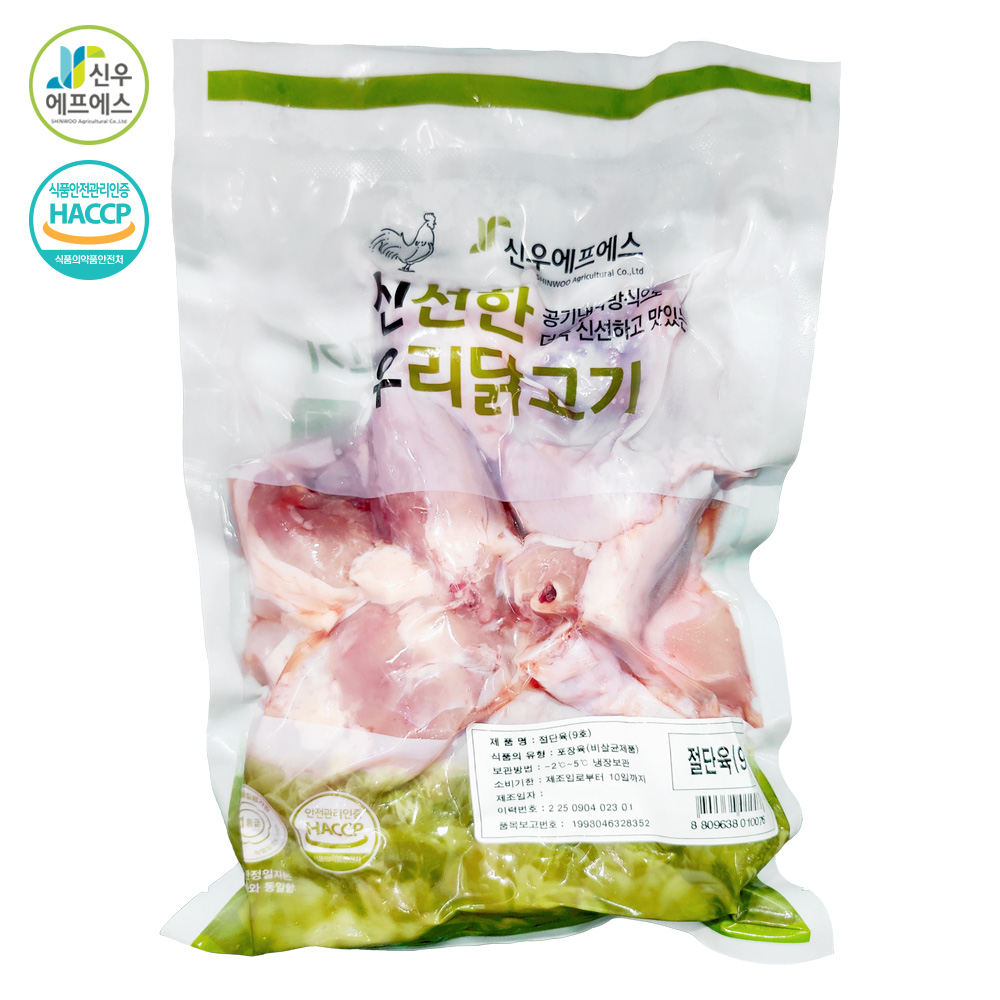 신우에프에스 냉장 닭볶음탕용 절단닭 절단육 도리육, 1개, 850g 7,200원