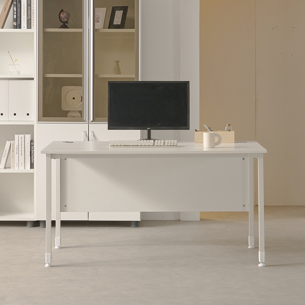 아틀리에 화이트책상 컴퓨터 홈 오피스 사무용 책상 1200 1400 1600, 화이트 218,000원