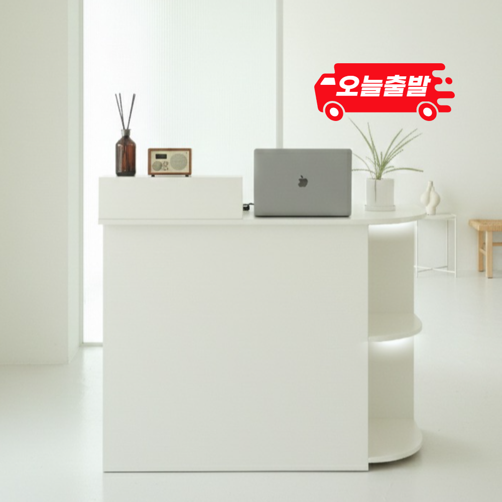 망고팩토리 카운터 테이블 인포데스크 라운드 E0 등급 안내데스크 239,000원