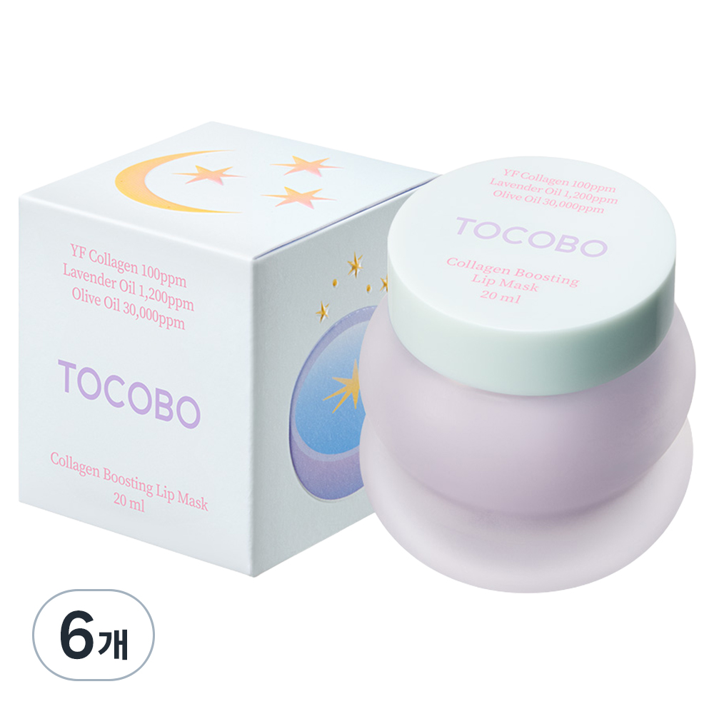 토코보 콜라겐 부스팅 립 마스크, 편안한 라벤더 에센셜 오일향, 20ml, 6개 102,000원