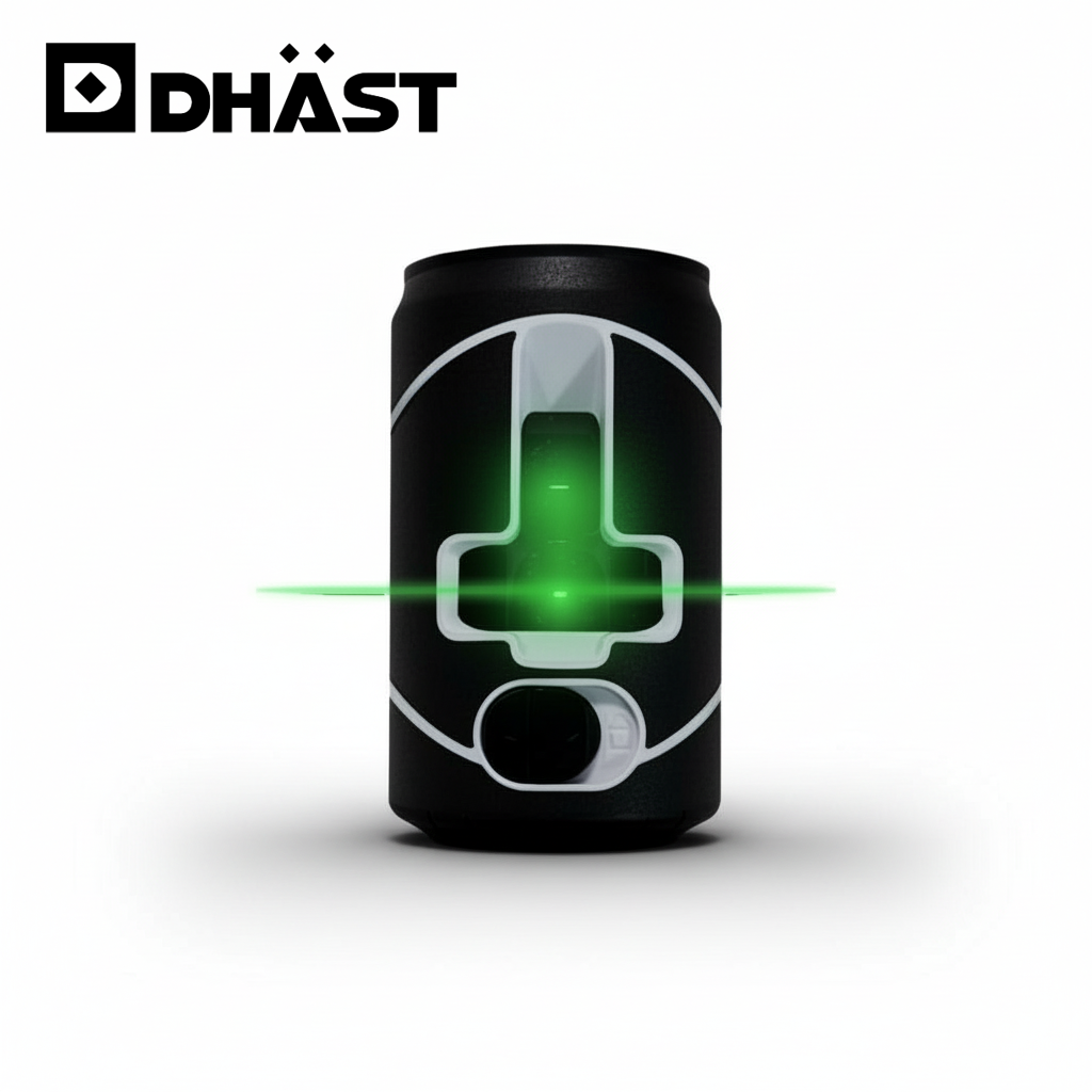 다스트 미니 그린 레이저 레벨기 수평계 수평기 측정 8배 밝기 측정기 수동추방식 DT-LV1, 1개 61,000원