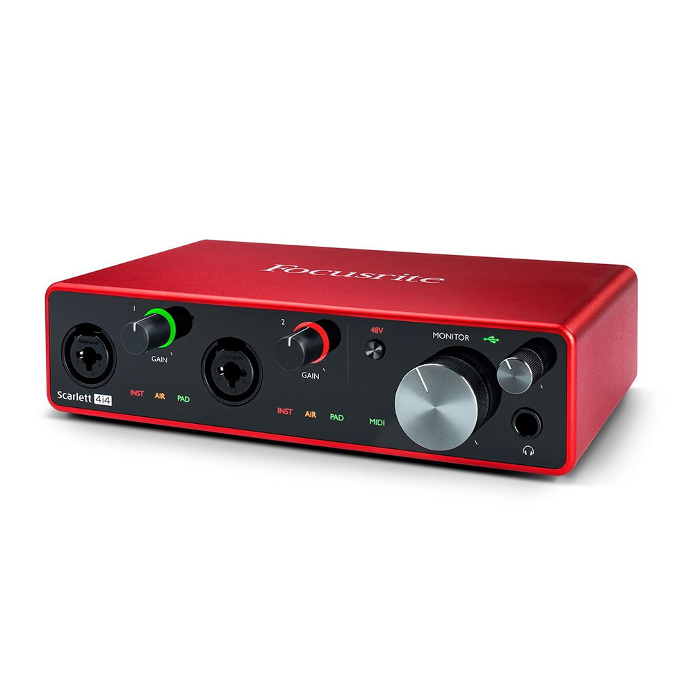 포커스라이트 스칼렛 4i4 3세대 USB 오디오 인터페이스 / Focusrite Scarlett 4i4 3rd Gen 오인페 338,000원